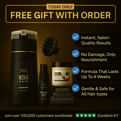 NovaHair™ Instant Dye Shampoo